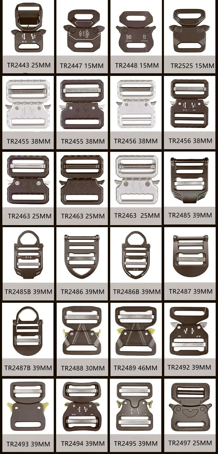 Metal Tactical Buckle 39mm6cvs