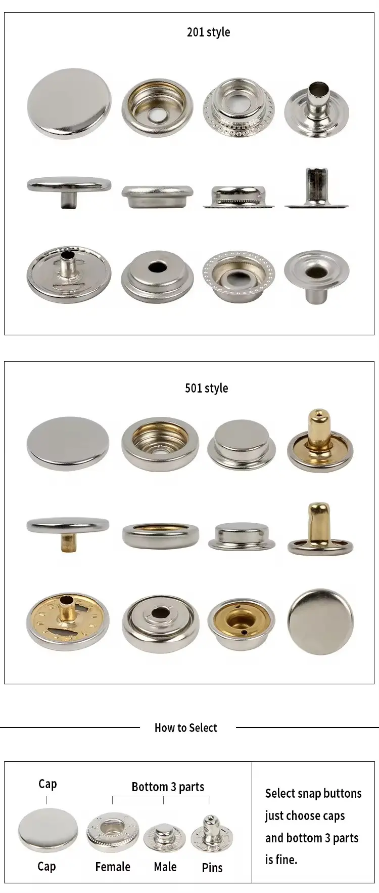 metal snap button (12)