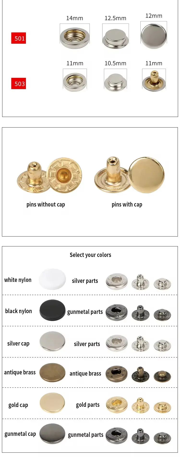 metal snap button (10)