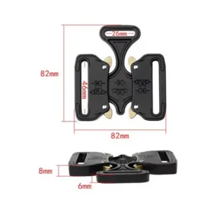 Metal Zinc Alloy Heavy Duty Quick Release Tactical Buckle 20mm, 25mm, 32mm, 38mm, 45mm,50mm.