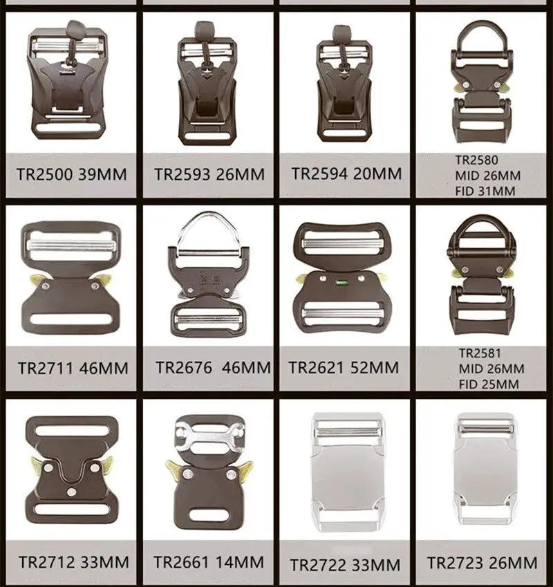 Metal Tactical Buckle 39mm10ib1